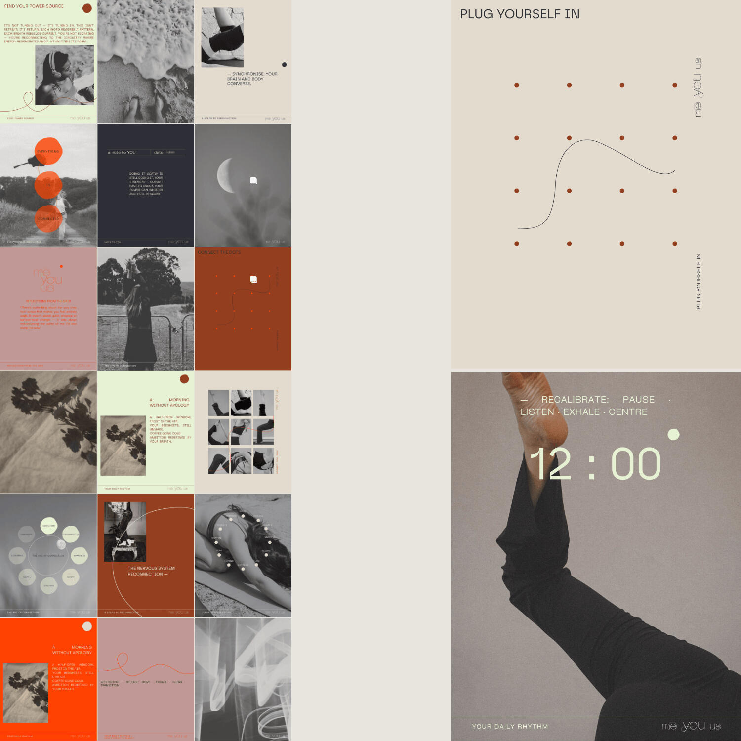 Brand systems for Me YOU Us